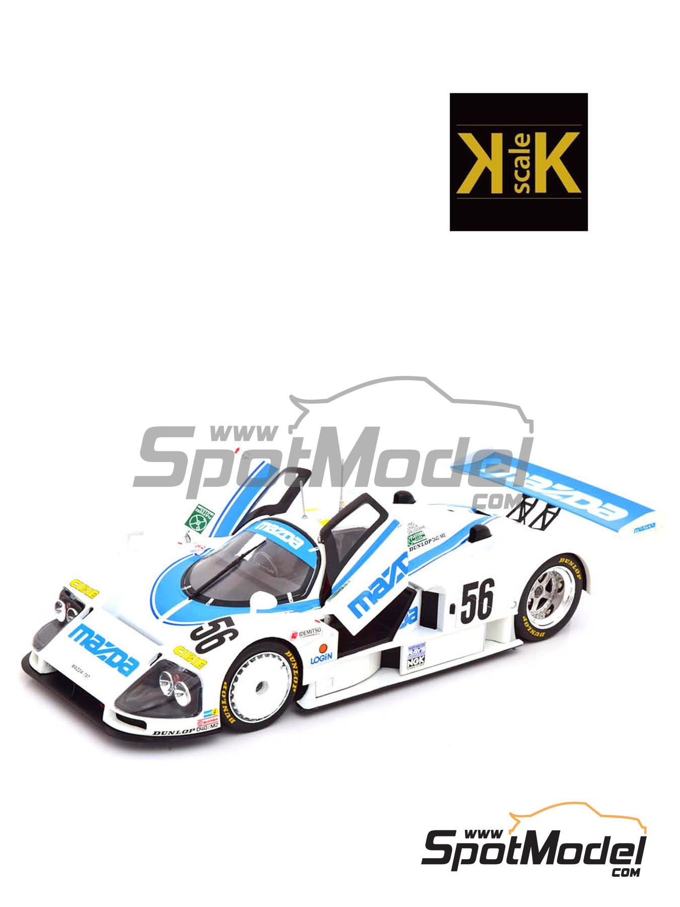 KK Scale KKDC181332: Diecast model car 1/18 scale - Mazda 787 Mazdaspeed  Team #56 - Takashi Yorino (JP) + Yojiro Terada (JP) + Pierre Dieudonne (BE)  - 24 Hours Le Mans 1991 (ref. DIE-59913) | SpotModel